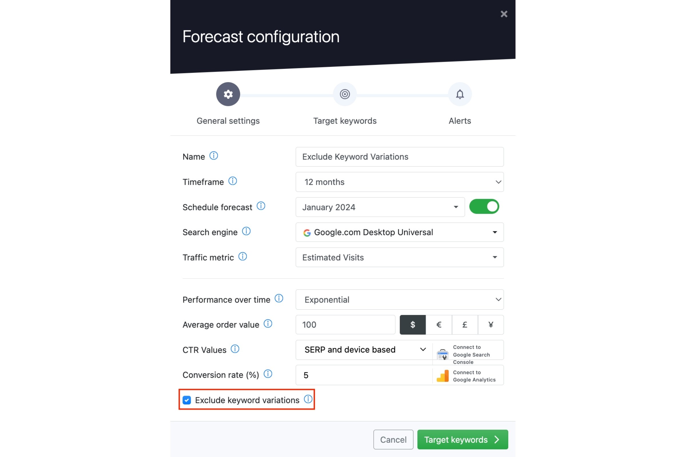 exclude-keyword-variations-from-forecast