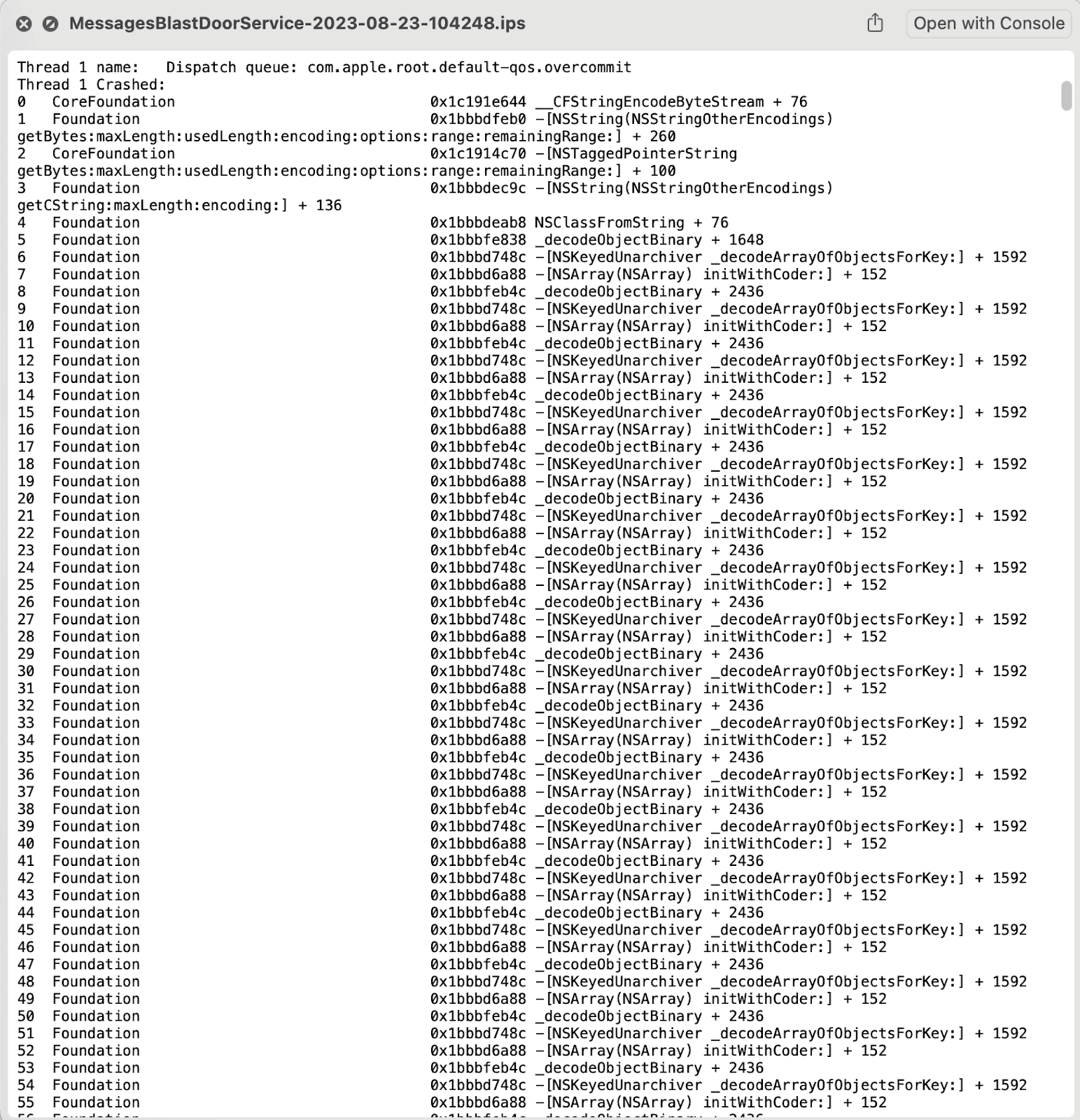 MessageBlastDoorService screenshot