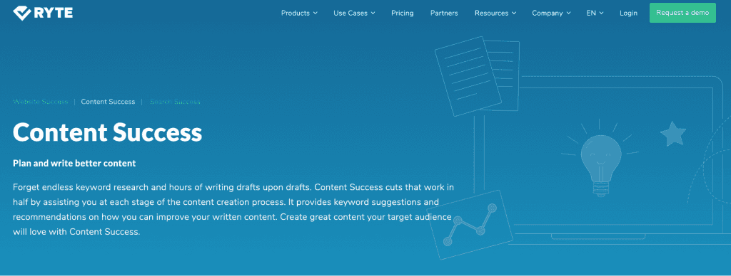 Semantic search, ryte content success tool