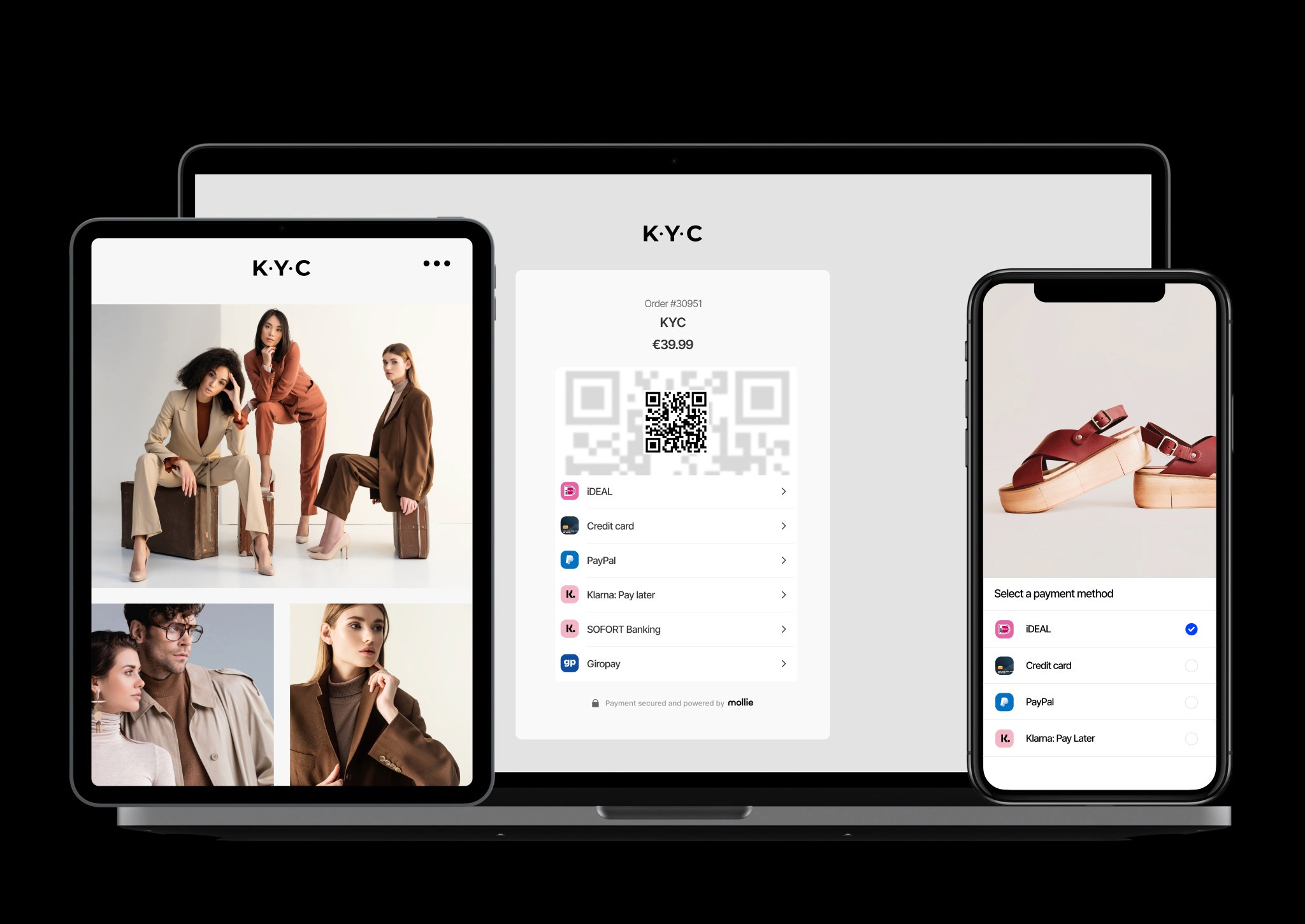 Purchase screen for data article