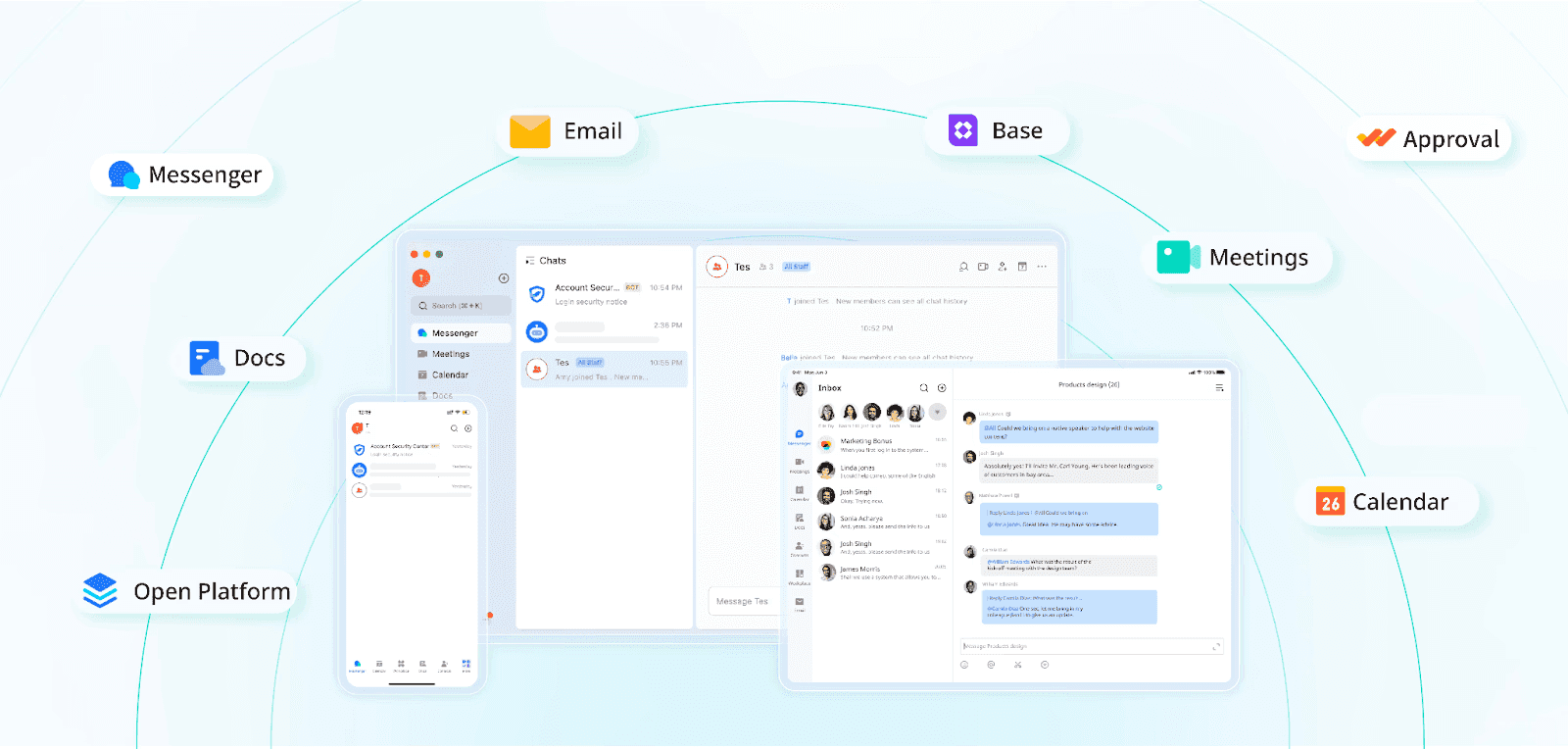 Lark productivity super app interface